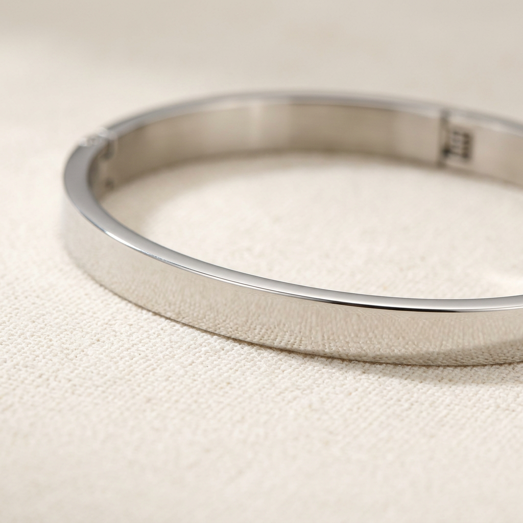 Jonc Argent Minimaliste