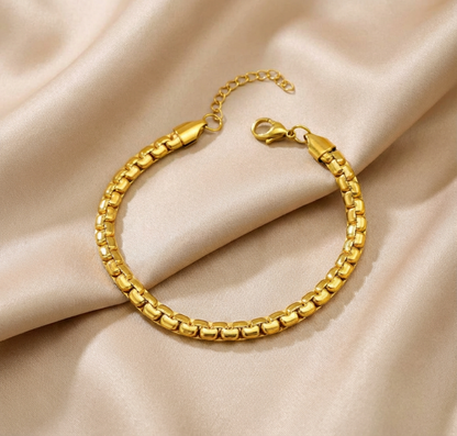 Bracelet Maille Vénitienne Doré