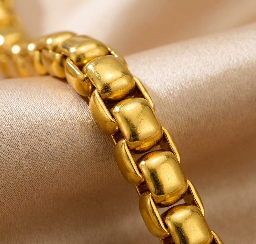 Bracelet Maille Vénitienne Doré
