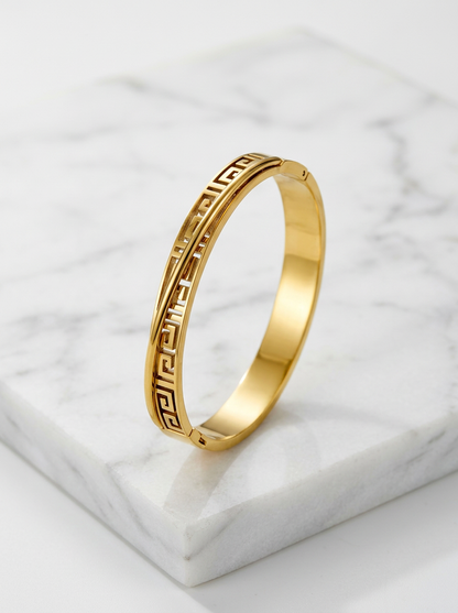 Jonc Grec Torsadé Doré