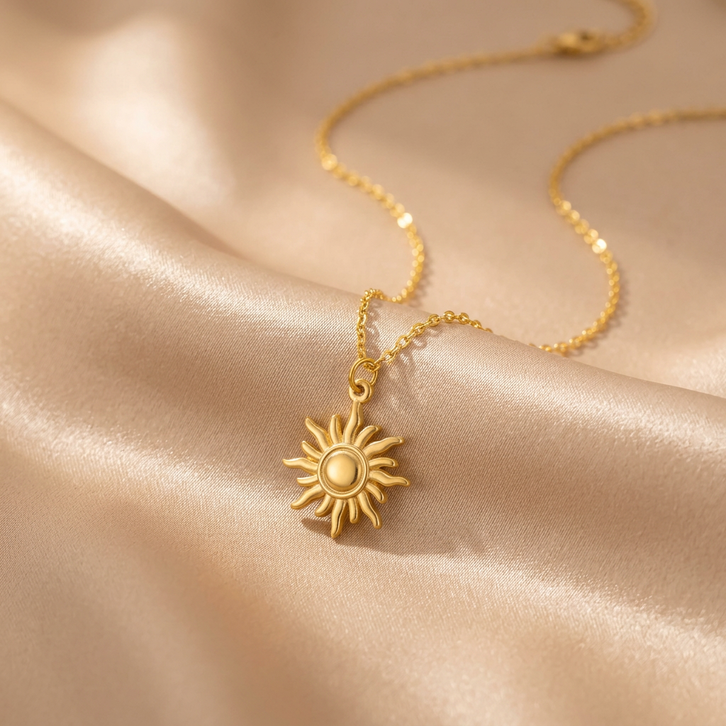 Collier Soleil Doré