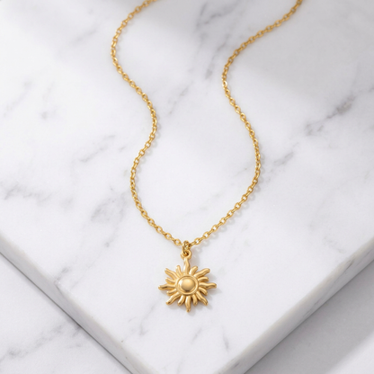 Collier Soleil Doré